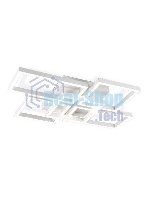 Потолочный светодиодный светильник Ambrella light FA1011/4+1 WH белый 90W 3000K-6400K 710*490*95 (ПДУ ИК)