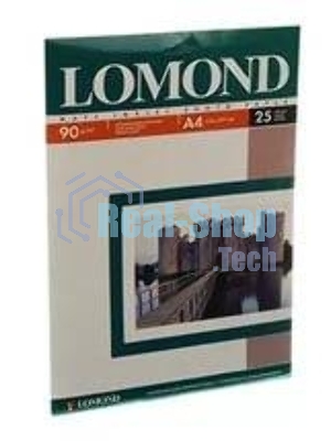 Фотобумага Lomond односторонняя матовая, 90г/м2, A4 (21X29,7)/25л. для струйной печати