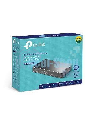 Коммутатор TP-Link SMB TL-SF1008P Коммутатор 8-port 10/100M Desktop PoE Switch