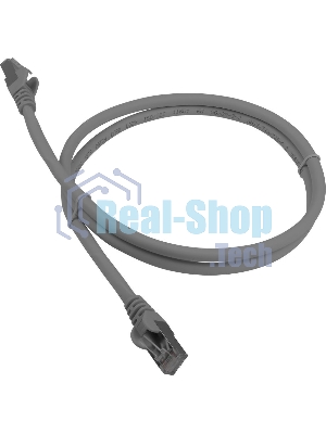 Кабель Патч-корд LANMASTER LSZH FTP cat.6a, 1.0 м, серый