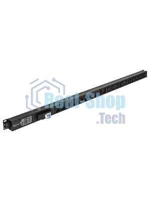 Вертикальный блок розеток с автоматом защиты ExeGate ServerPro PDU-V219 Al-10C1910S-T-1P (19
