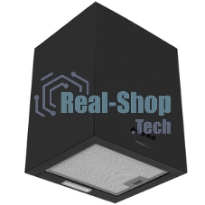 Вытяжка пристенная HOMSair Phlox Push 40 черный, 40 см, 700 куб. м/ч, 54 дБ