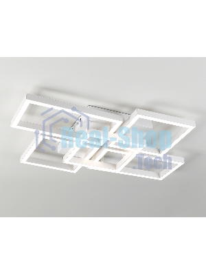 Потолочный светодиодный светильник Ambrella light FA1011/4+1 WH белый 90W 3000K-6400K 710*490*95 (ПДУ ИК)