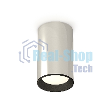 Светильник Ambrella Light XS6325001 PSL/SBK серебро полированное/черный песок MR16 GU5.3 (C6325, N6102)