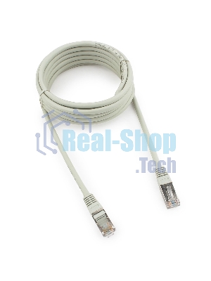 Патч-корд FTP Cablexpert cat.5e, 3м, литой, многожильный серый