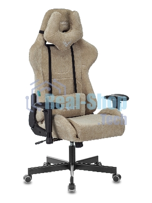 Кресло Бюрократ VIKING KNIGHT LT21 FABRIC песочный, ткань, 120 кг, механизм качания