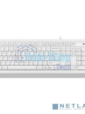 Комплект клавиатура+мышь A4Tech FStyler F1010 проводной, USB, 1600 DPI, белый/серый