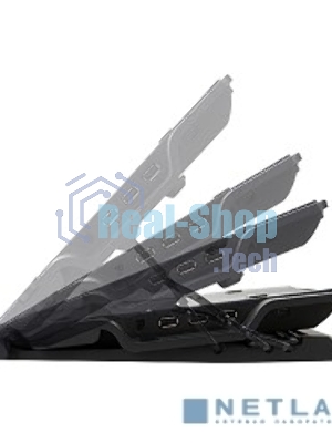 Теплоотводящая подставка Zalman ZM-NS2000 для ноутбуков 17“, размеры: 377 x 283 x 52 мм, интерфейс: USB2.0 x 3, USB Input x 1, вентилятор 200мм