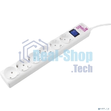 Сетевой фильтр Power Cube PC 3 м 6розеток, белый, 16А, SPG6-A1