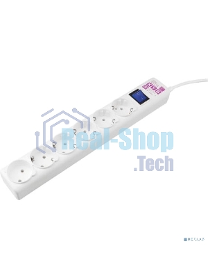 Сетевой фильтр Power Cube PC 3 м 6розеток, белый, 16А, SPG6-A1