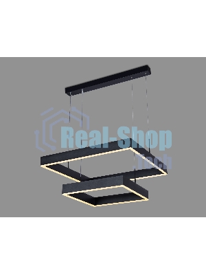 Светильник Ambrella light FA6633/2 BK черный 108W 600*600*720 (ПДУ РАДИО 2.4G)