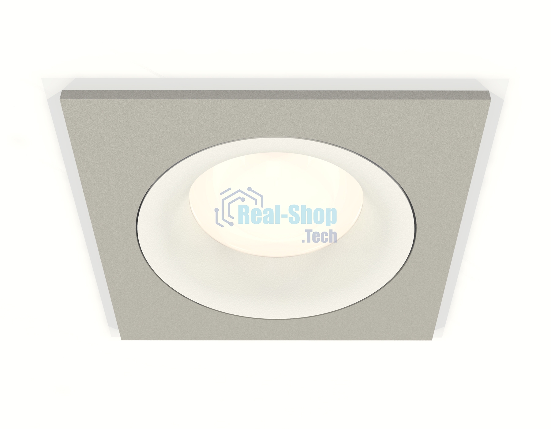 Комплект встраиваемого светильника Ambrella light XC7633001 SGR/SWH серый песок/белый песок MR16 GU5.3 (C7633, N7010)