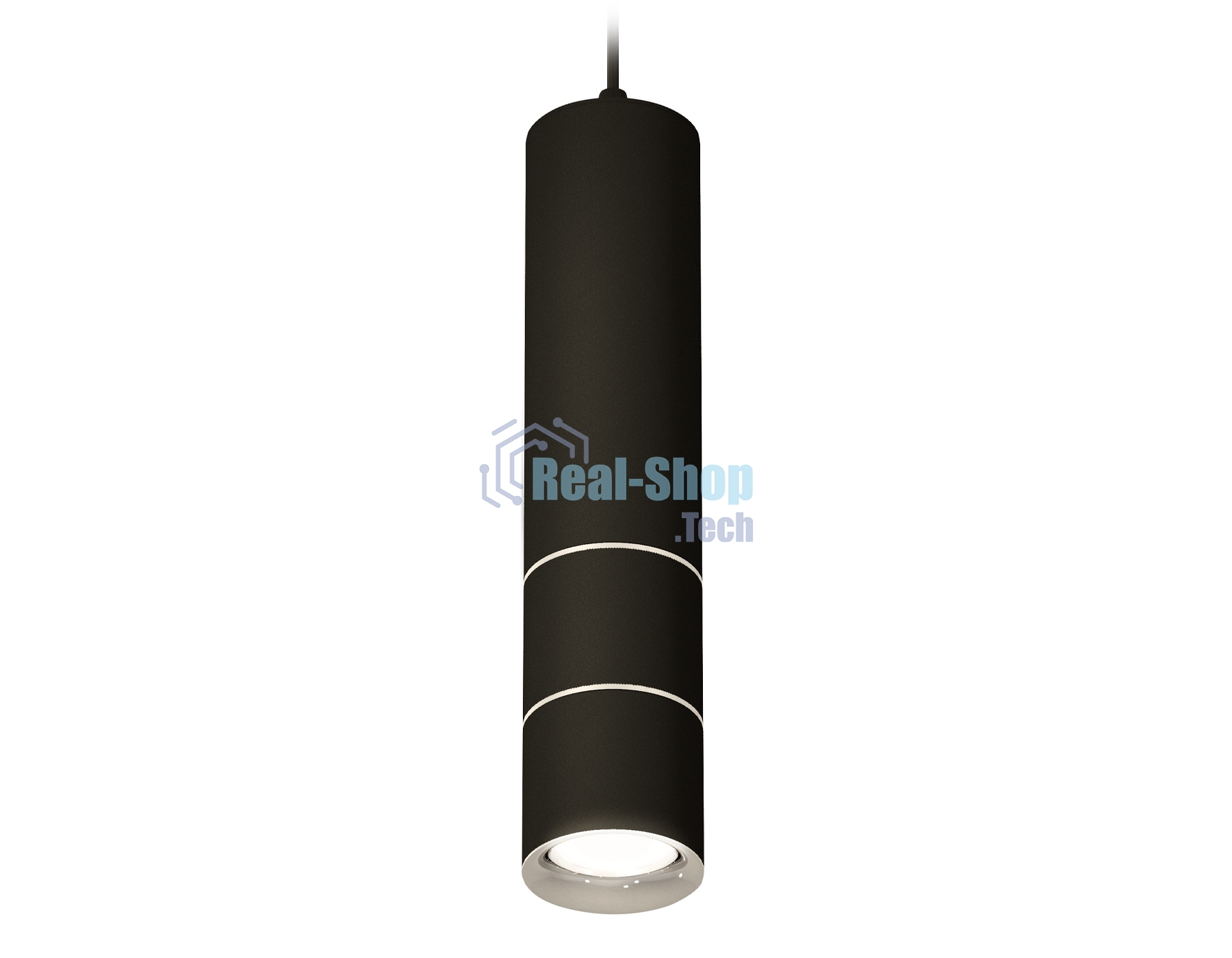 Светильник Ambrella Light XP7402070 SBK/PSL черный песок/серебро полированное MR16 GU5.3