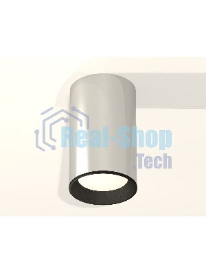 Светильник Ambrella Light XS6325001 PSL/SBK серебро полированное/черный песок MR16 GU5.3 (C6325, N6102)