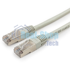 Патч-корд FTP Cablexpert cat.5e, 3м, литой, многожильный серый