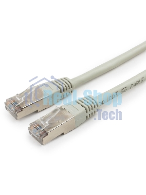 Патч-корд FTP Cablexpert cat.5e, 3м, литой, многожильный серый