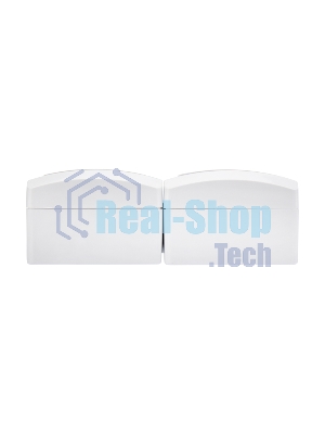 Блок вертикальный 2 розетки (керамика) Kranz INDUSTRIAL IP54 с заземлением, о/у, белый