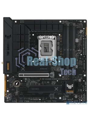 Материнская плата ASUS TUF GAMING B760M-BTF WIFI D4, LGA 1700, Intel B760, 4xDDR4, 4xSATA, 3xM.2, 1xPCIe 5.0 x16, 1xPCIe 4.0 x4, 1xPCIe x1, 1xUSB-A 3.2 Gen 2, 2xUSB-A 3.2 Gen 1, 4xUSB 2.0, 1xUSB-C 3.2 Gen 1, 1xUSB-C 3.2 Gen 2, 1x2.5Gb LAN, 3x3.5 мм, 7.1, 2.5Gb LAN, Wi-Fi 6, Bluetooth 5.2, mATX