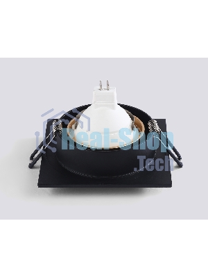Светильник встраиваемый Ambrella light TN102730 BK/GD черный/золото GU5.3 92*92*23