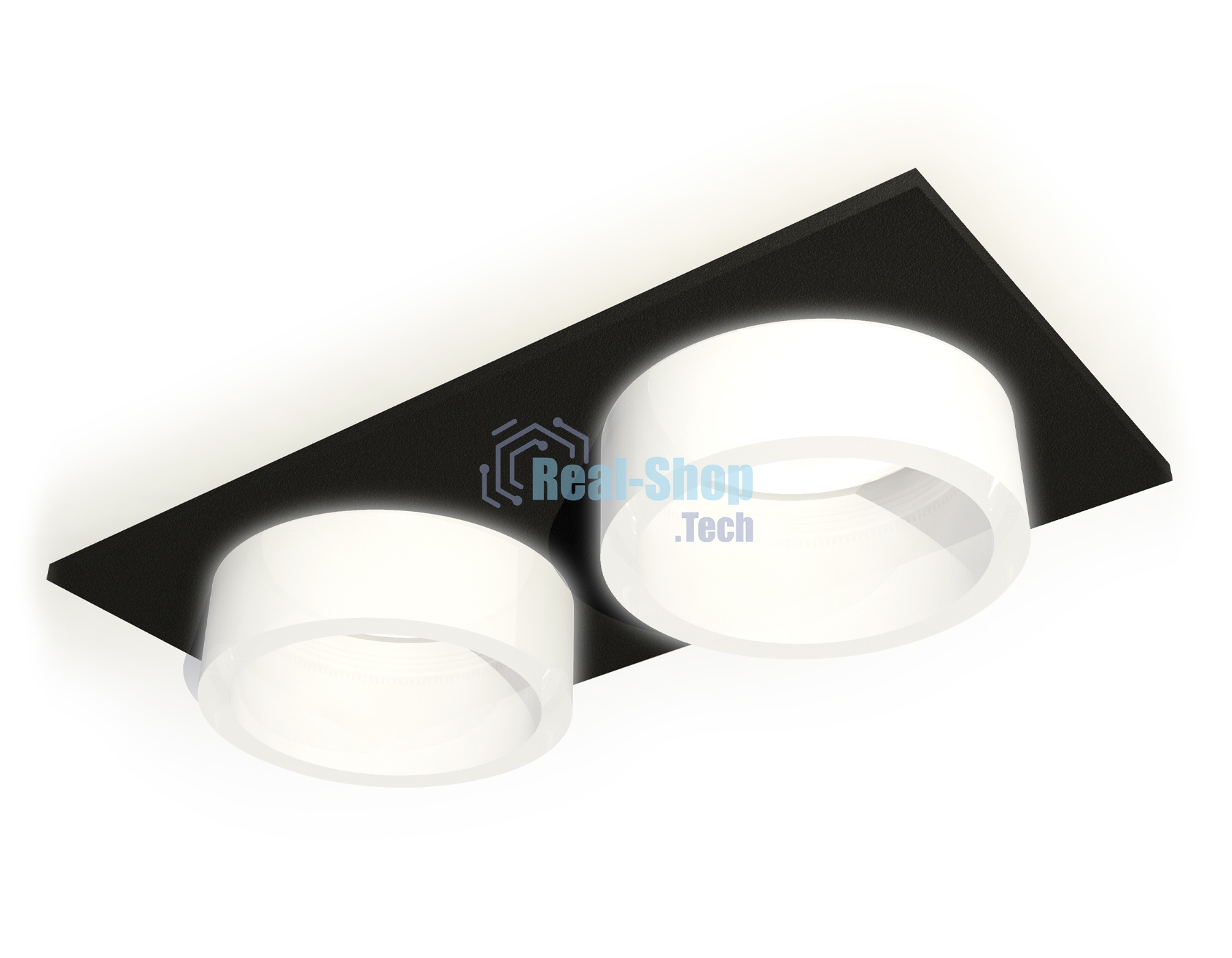 Комплект встраиваемого светильника Ambrella light XC6526065 SBK/FR черный песок/белый матовый MR16 GU5.3 (C6526, N6248)