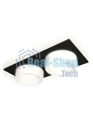 Комплект встраиваемого светильника Ambrella light XC6526065 SBK/FR черный песок/белый матовый MR16 GU5.3 (C6526, N6248)