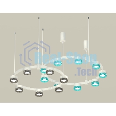 Светильник Ambrella light XR92081300/16 SWH/BL/BK белый песок/голубой/тонированный GX53 (A9208, C9241, C9236, N8488, N8484)