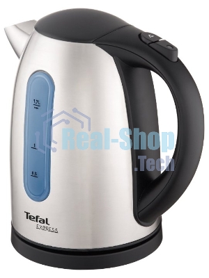 Чайник Tefal KI 170D30  Максимальная мощность: 2400 Вт Объем: 1.7 л Материал корпуса: металл Нагревательный элемент: закрытая спираль Дисплей: нет Терморегулятор: нет Индикация включения: нет Индикатор уровня воды: да Фильтр: да