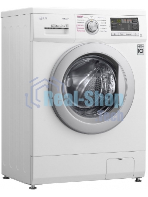 Стиральная машина LG F1296HDS1 белый, загрузка фронтальная 7 кг, 1200 об/мин., класс: А