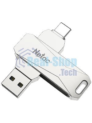 Флешка USB Netac U782C NT03U782C-128G-30PN dual USB 3.0+TypeC 128Gb, retail version
