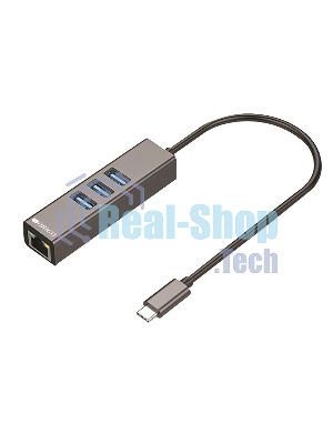 Сетевой адаптер ORIGO OU330N/A1A USB-C, 3xUSB 3.0, 1x1000Base-T