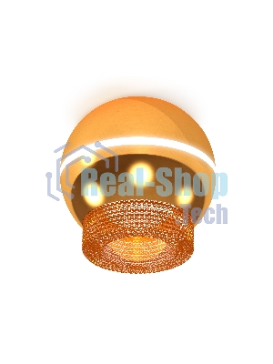 Светильник Ambrella Light XS1105020 PYG/CF золото желтое полированное/кофе MR16 GU5.3 LED 3W 4200K (C1105, N7195)