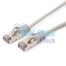 Патч-корд FTP Cablexpert cat.5e, 0.5м, литой, многожильный серый