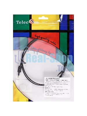 Оптический кабель (Toslink)-M -- >(Toslink)-miniM,1m, Telecom TOC2023-1M