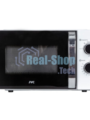 Микроволновая печь JVC JK-MW210MG белый, 20 л, 700 Вт, переключатели - поворотный механизм