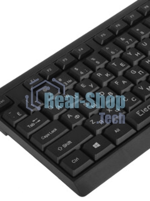 Клавиатура Qumo Office Element K65 проводная, USB Type-A, чёрный