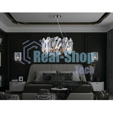 Светильник Ambrella light LH31201/6 SN/SM сатин никель/дымчатый E14*6 max 40W D510*270