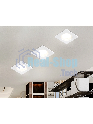 Встраиваемый точечный светильник Ambrella light TN102817 WH белый GU5.3 78*78*28