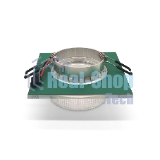 Светильник Ambrella light TN355 CH/CL хром/прозрачный GU5.3+3W (LED WHITE) 95*95*45