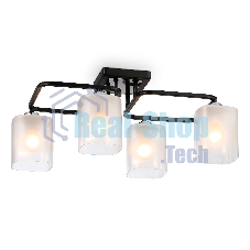 Светильник Ambrella light TR303222/4 BK/CH/FR черный/хром/белый матовый E27*4 max 60W 530*290*220