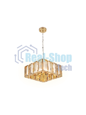 Светильник Ambrella light TR5149 GD/TI золото/янтарь E14/6 max 40W 500*500*1000