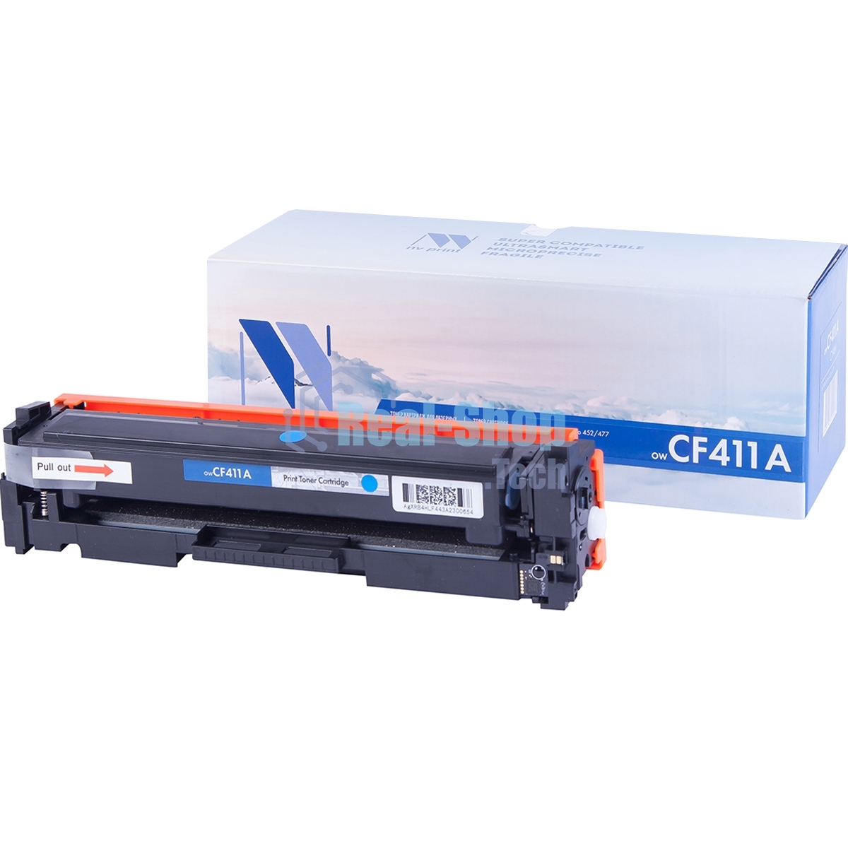 Картридж лазерный NVPrint совместимый LJ Pro M477fdn/M477fdw/M477fnw/M452dn/M452nw CF411A Cyan (2 300k)