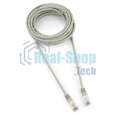 Патч-корд FTP Cablexpert cat.5e, 5м, литой, многожильный серый