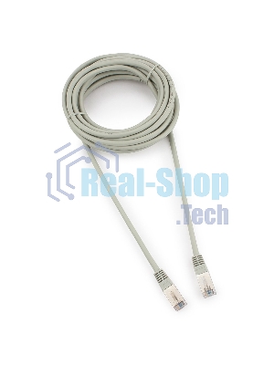 Патч-корд FTP Cablexpert cat.5e, 5м, литой, многожильный серый