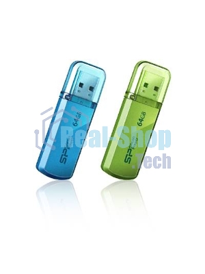 Флешка USB Silicon Power R/W 64Gb Helios 101 SP064Gb,UF2101V1B USB 2.0 синий