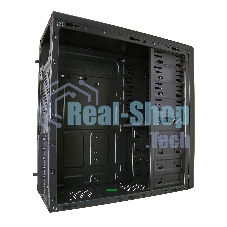 Компьютерный корпус Miditower ExeGate XP-330U Black, ATX, (XP400, Black,120мм), 2хUSB+2хUSB 3.0, Audio