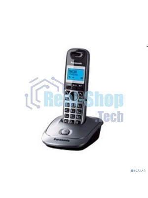 Телефон беспроводной (DECT) Panasonic KX-TG2511RUM (металик) АОН, Caller ID,спикерфон на трубке,переход в Эко режим одним нажатием
