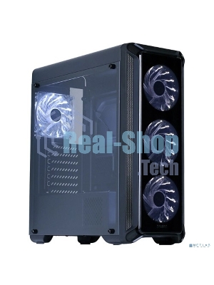 Компьютерный корпус Zalman i3 edge черный без БП ATX 3x120мм 2xUSB 2.0 1xUSB 3.0 audio bott PSU