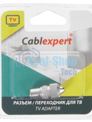 Разъем Cablexpert TVPL-03, TV (папа), блистер
