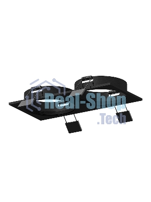 Корпус светильника C7636 SBK черный песок 180*92*H25mm MR16 GU5.3