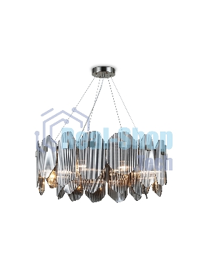 Светильник Ambrella light LH31203/8 SN/SM сатин никель/дымчатый E14*8 max 40W D650*270